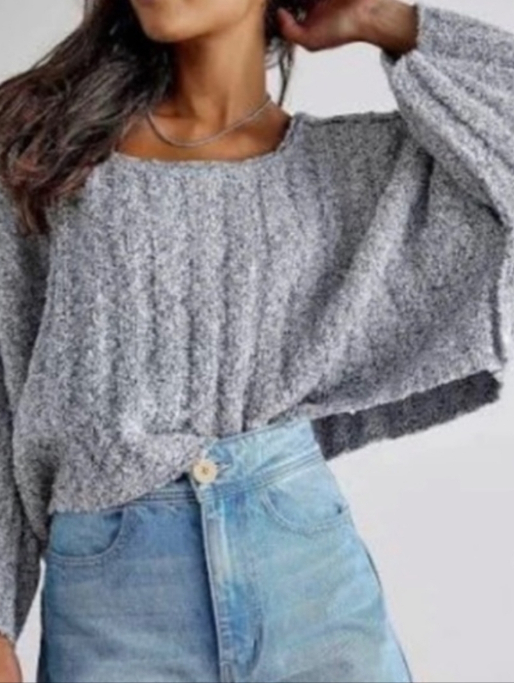 New Free People Good Day Pullover Sweater, Size M,  NWT